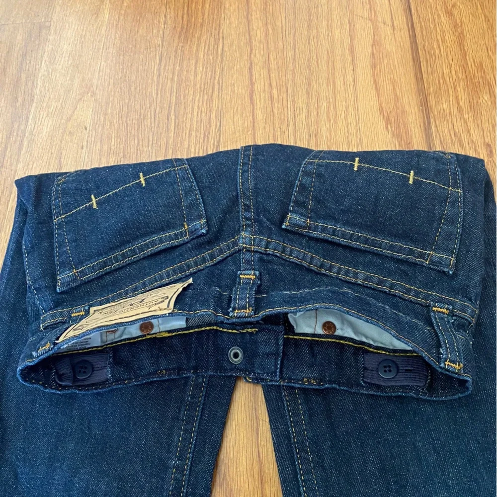 Ralph Lauren Flannel Colorful Plaid Shirt and Dark Jeans Set